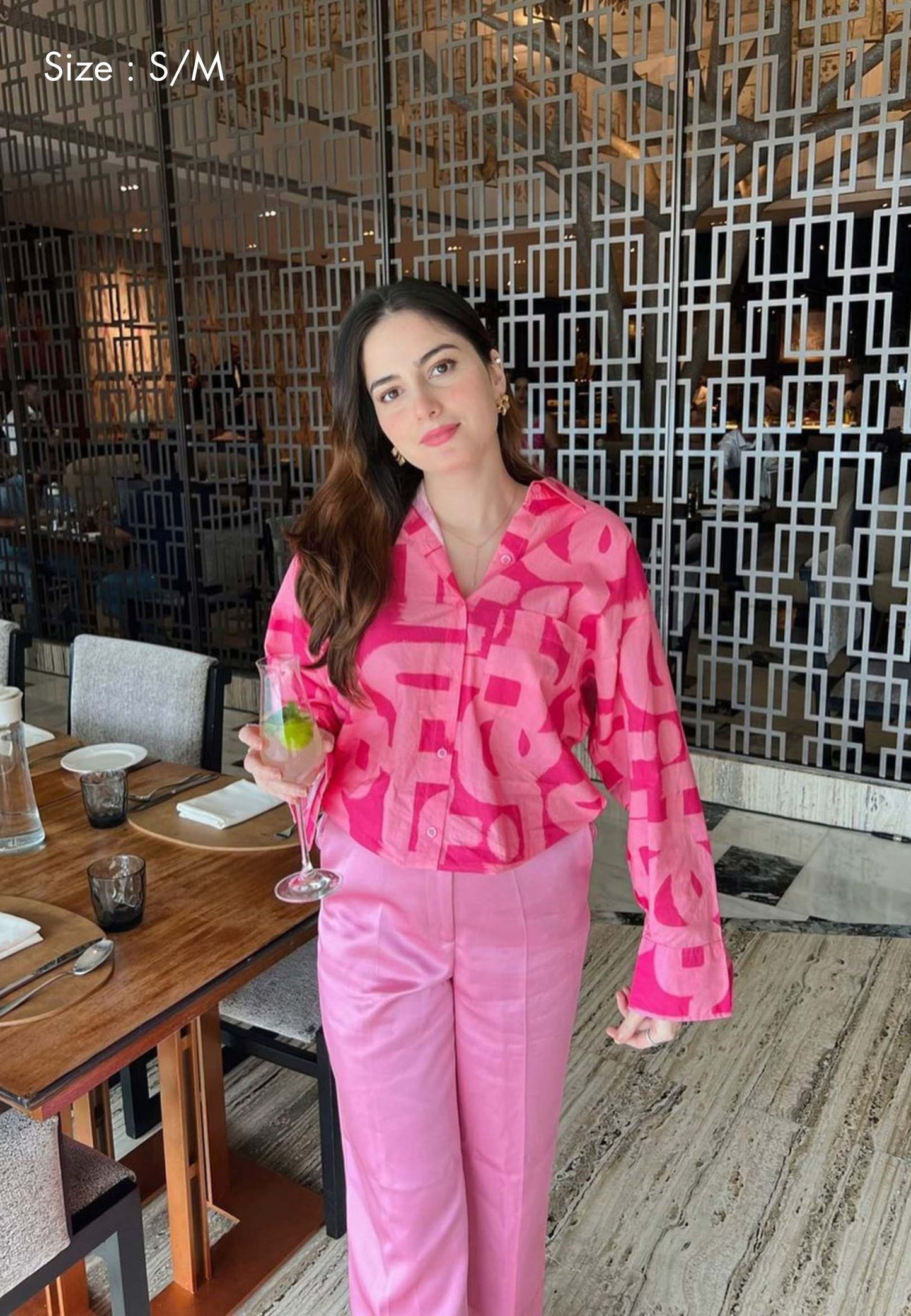 Bubblegum Brush Oversized Shirt