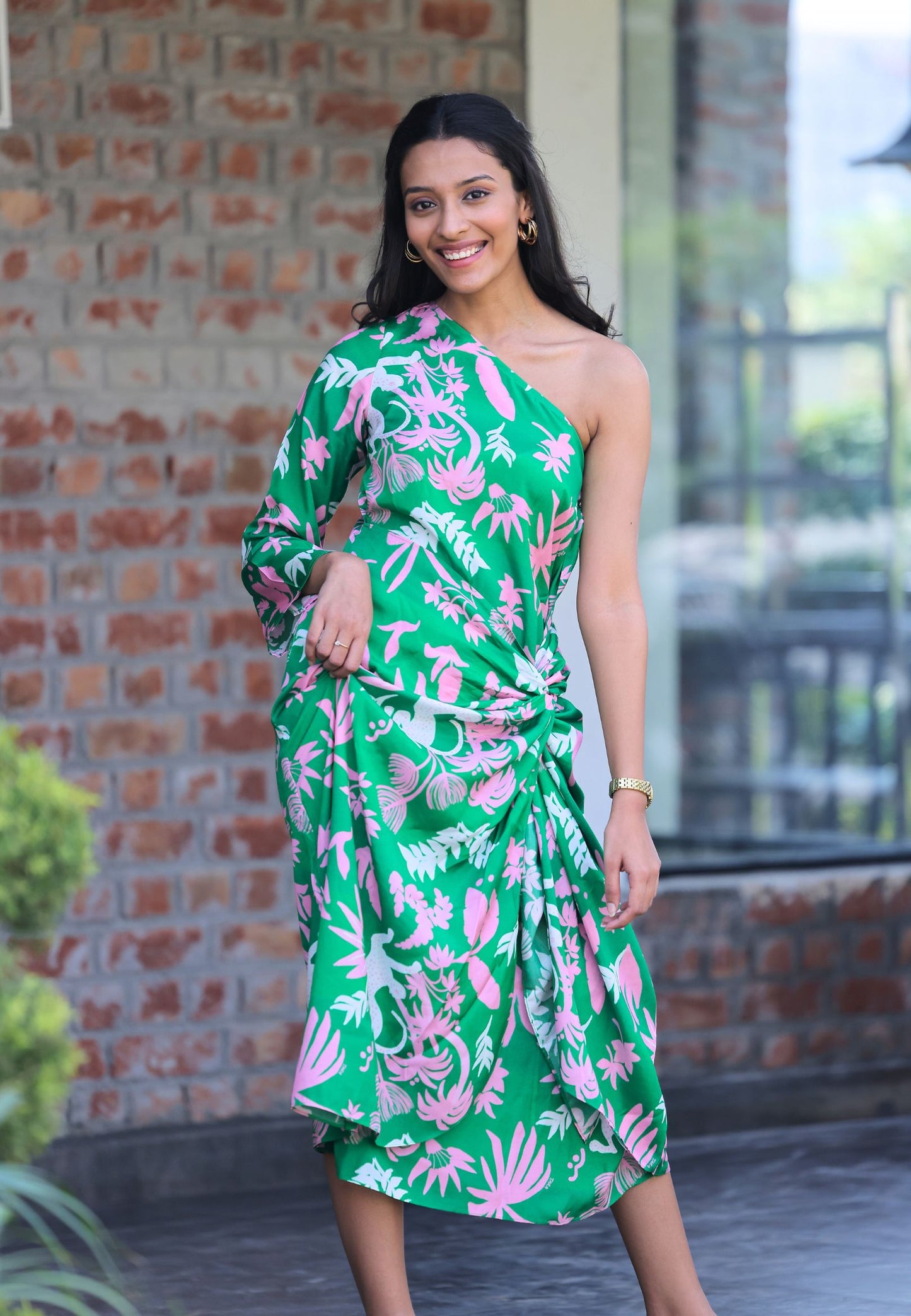 Fiesta One shoulder Dress