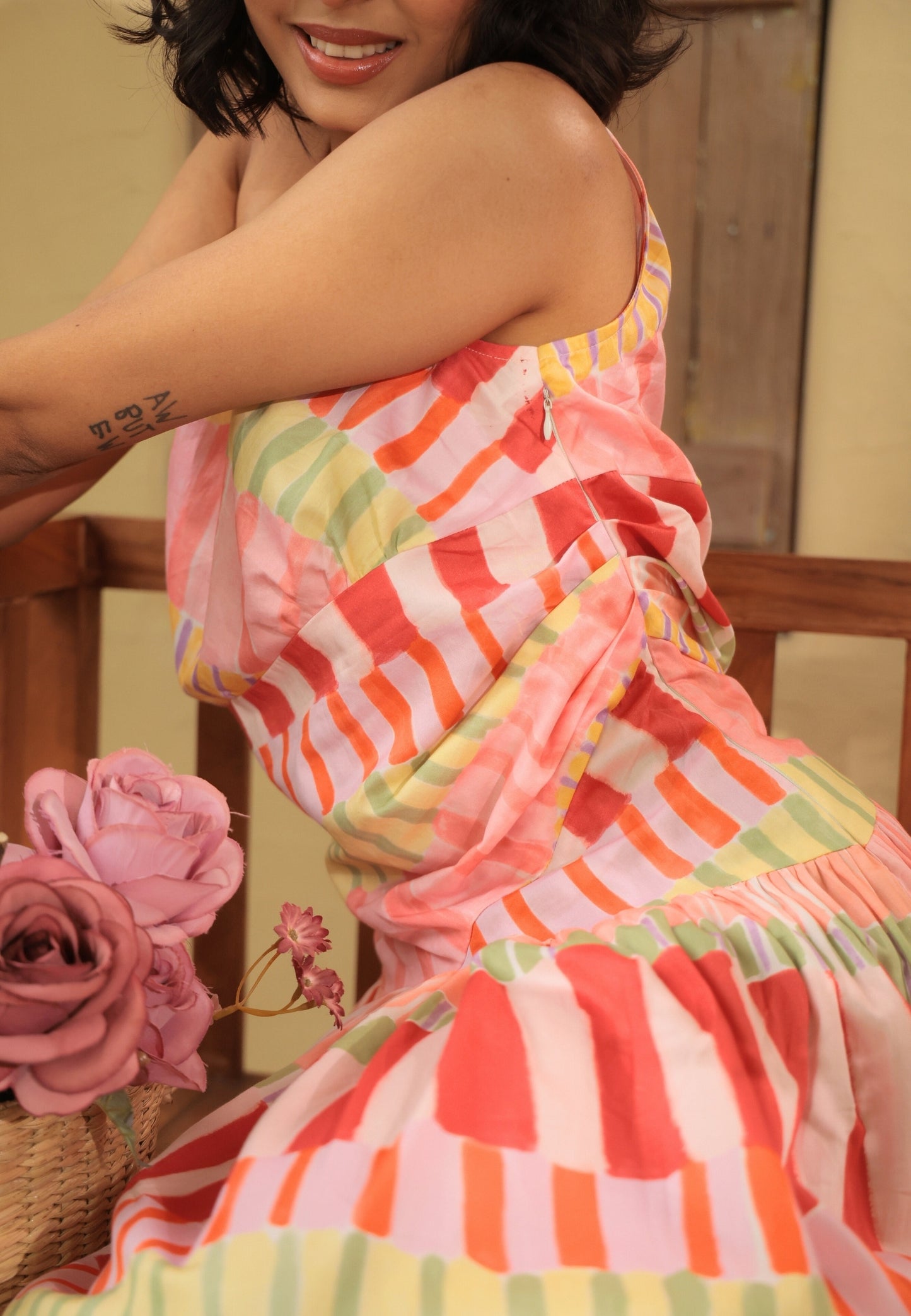 Havana One-Shoulder Dress