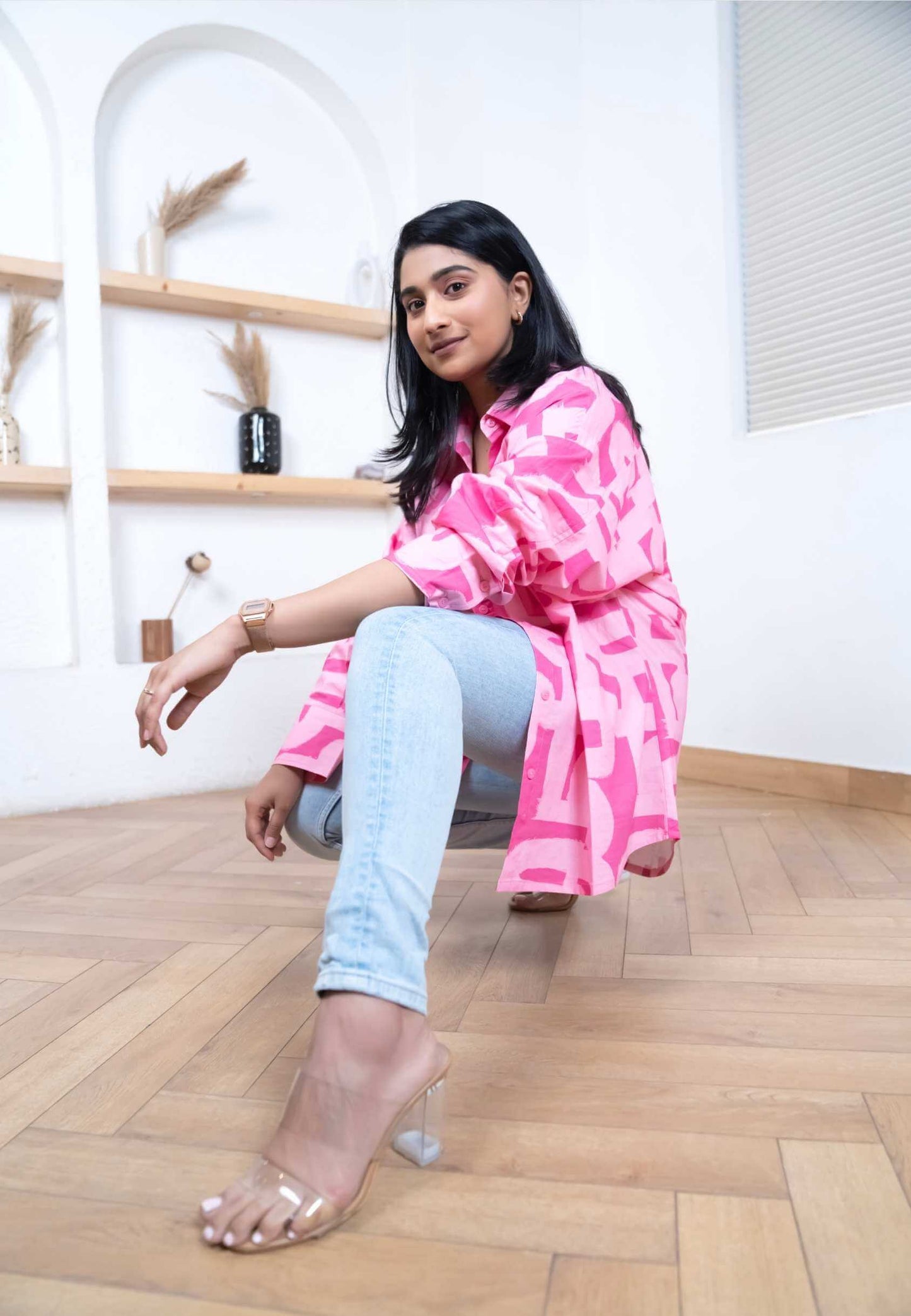 Bubblegum Brush Oversized Shirt