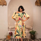 Bali Midi Puff Sleeve Dress