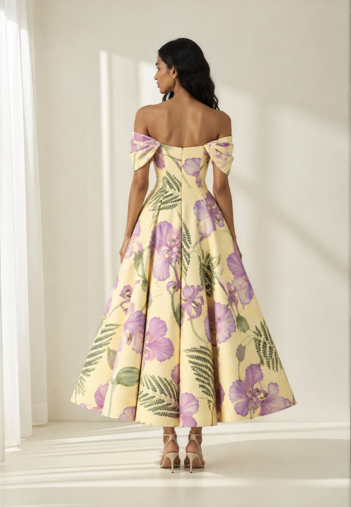 Wisteria Off-Shoulder Dress