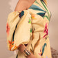 Bali Midi Puff Sleeve Dress