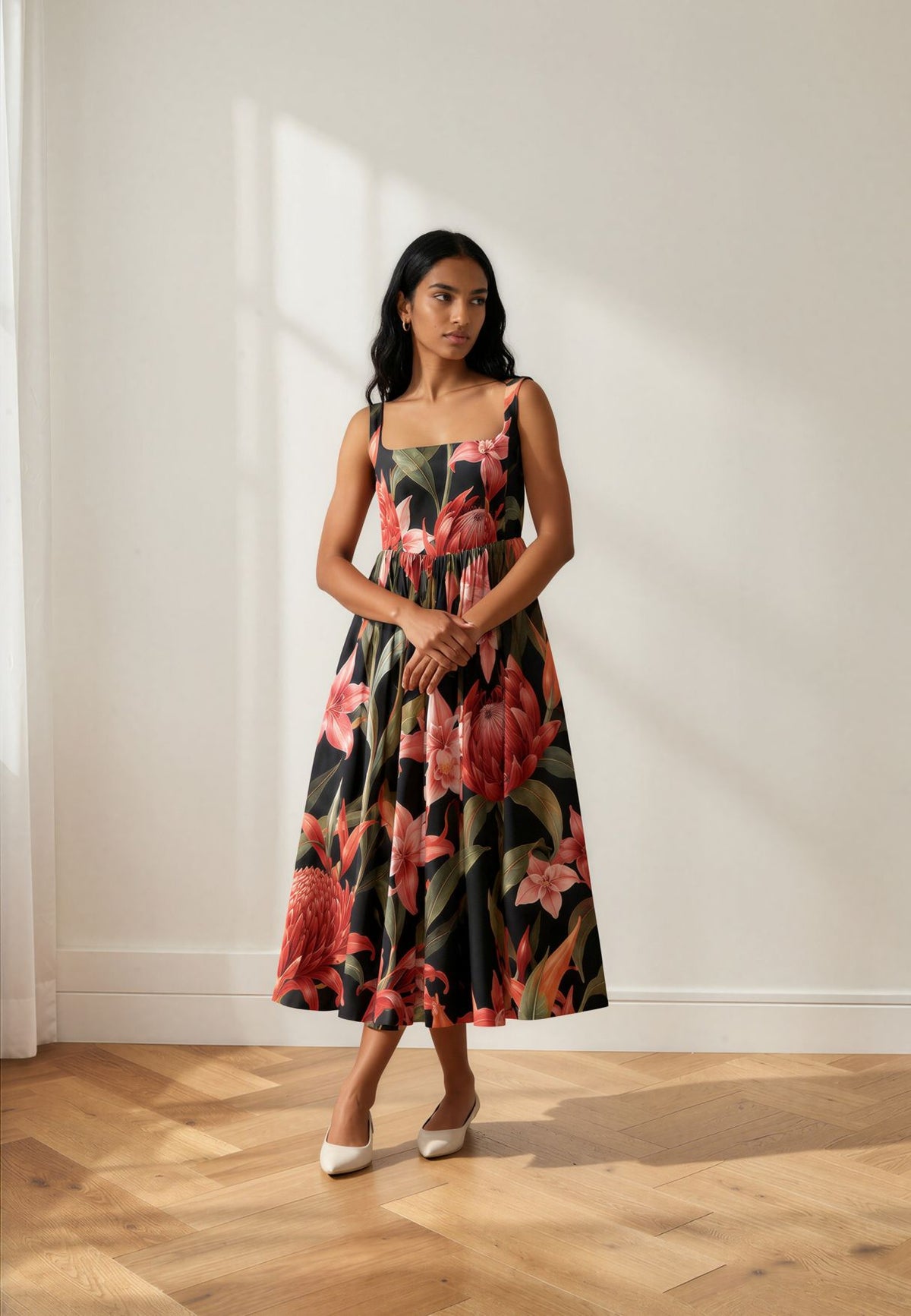 Scarlet Midi Dress