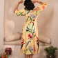 Bali Midi Puff Sleeve Dress