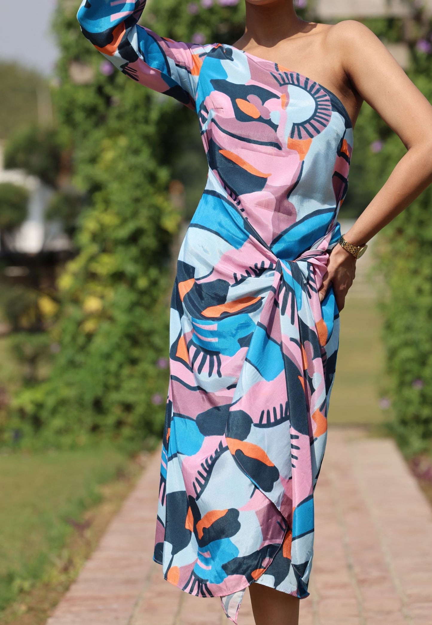 Whimsy One shoulder Dress