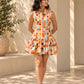 Mosaic Bubble Mini Dress
