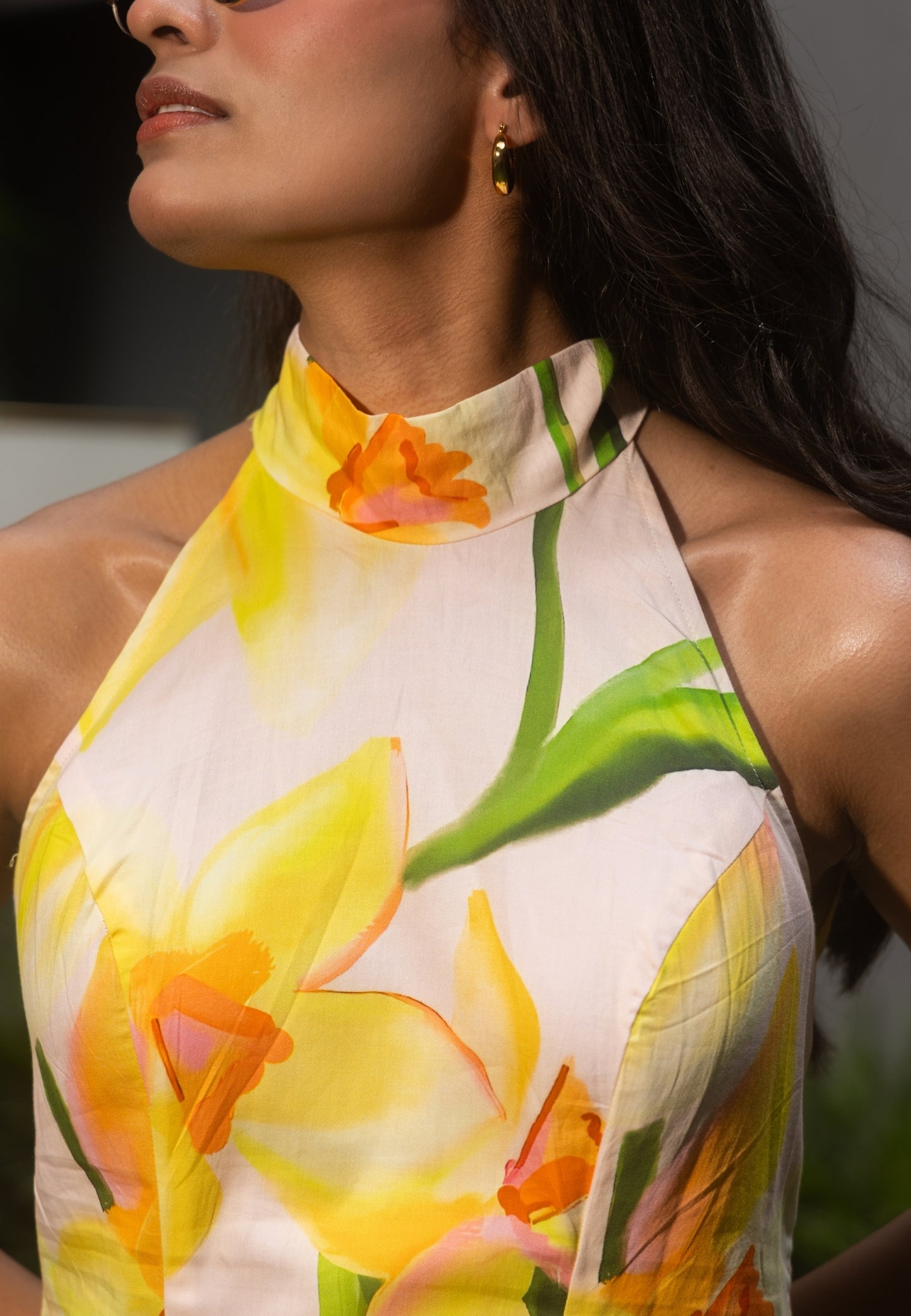 Sicily Halter Midi Dress