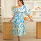 Nicobar Puff Sleeve Dress