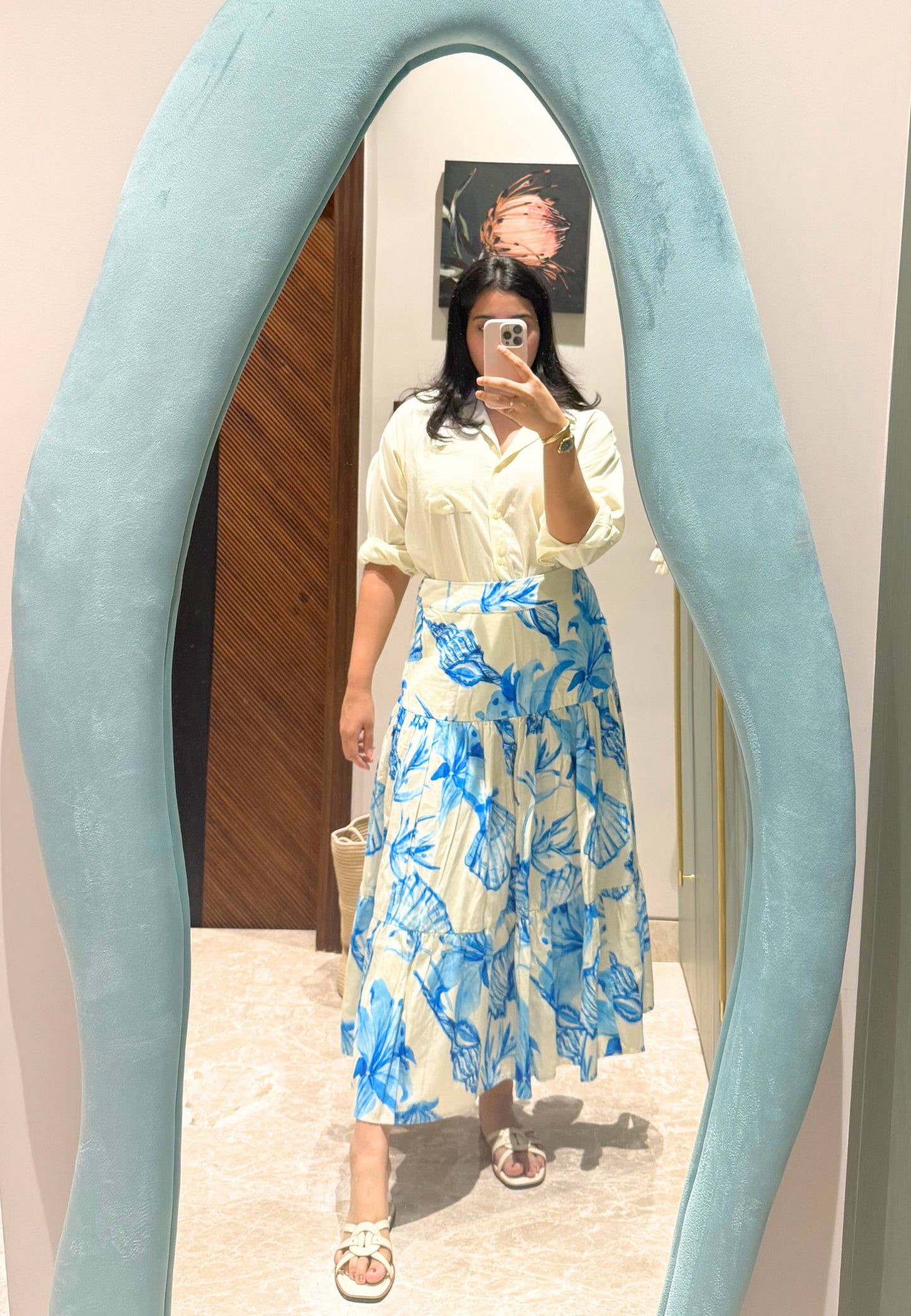 Nicobar Skirt Set