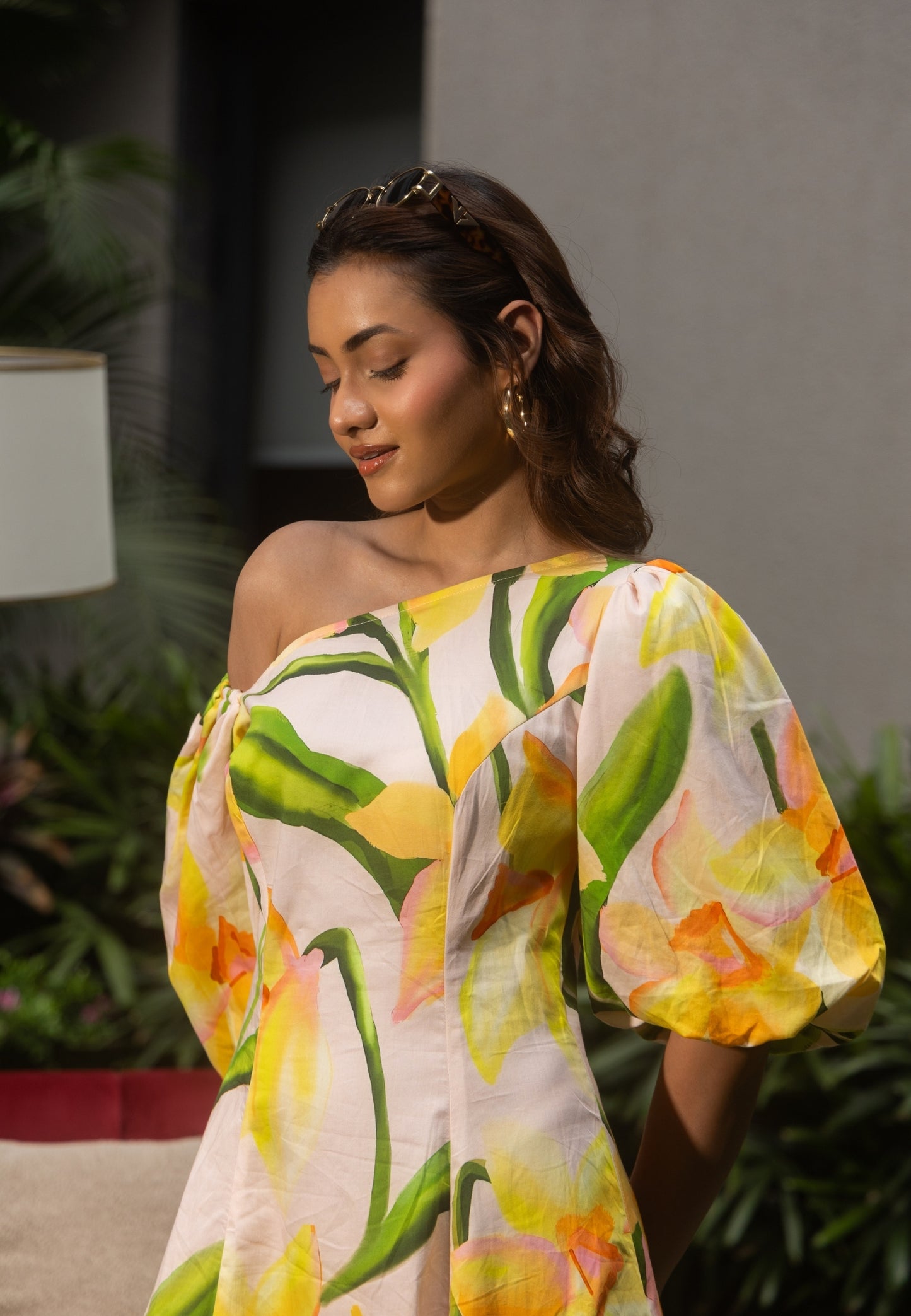 Sicily Midi Puff Dress