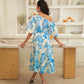 Nicobar Puff Sleeve Dress
