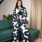 Monochrome Strokes Co-ord Set