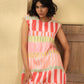 Havana Shoulder Pad Dress