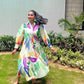 Lilly Bloom Midi Shirt Dress