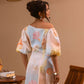 Marbella Midi puff Dress