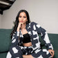 Monochrome Strokes Co-ord Set