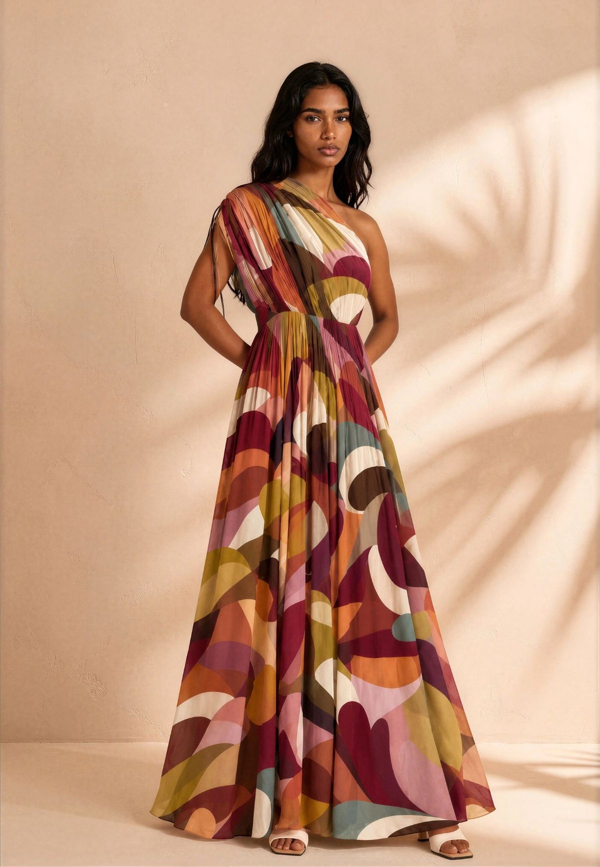 Terra one-shoulder dress