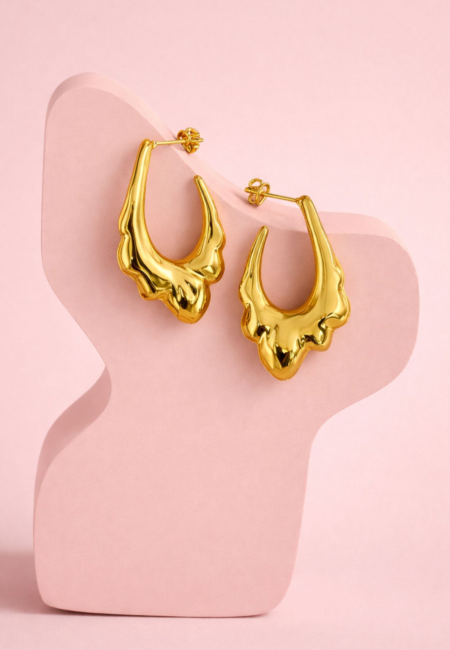 Liquid Gold Hoops