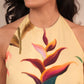 Bali halter tie-back dress