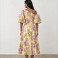 Wisteria Midi Puff Dress