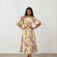 Wisteria Midi Puff Dress