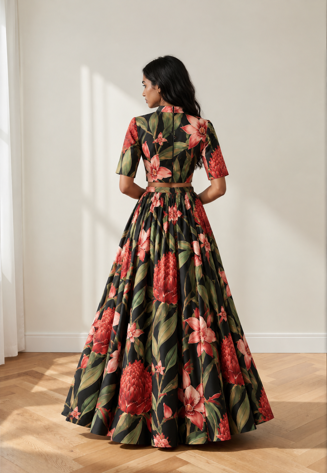 Scarlet Skirt Set