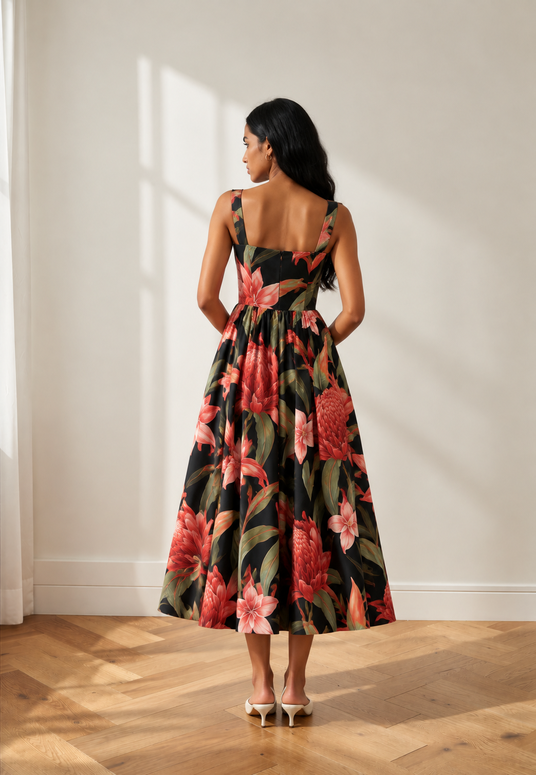 Scarlet Midi Dress