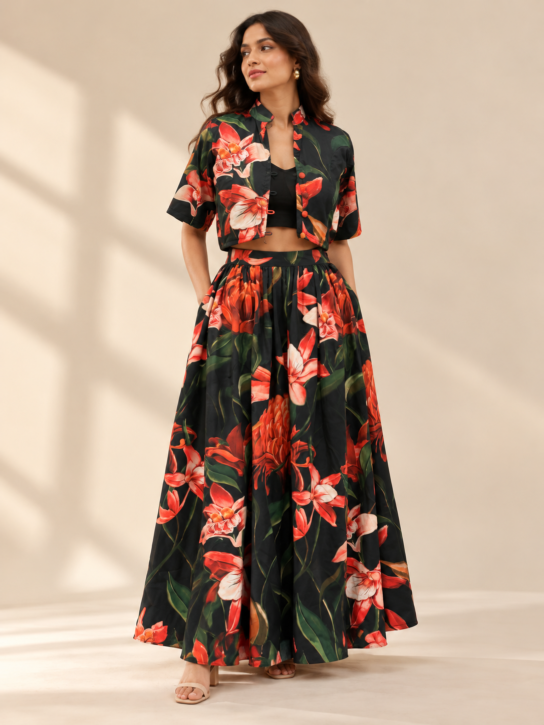 Scarlet Skirt Set