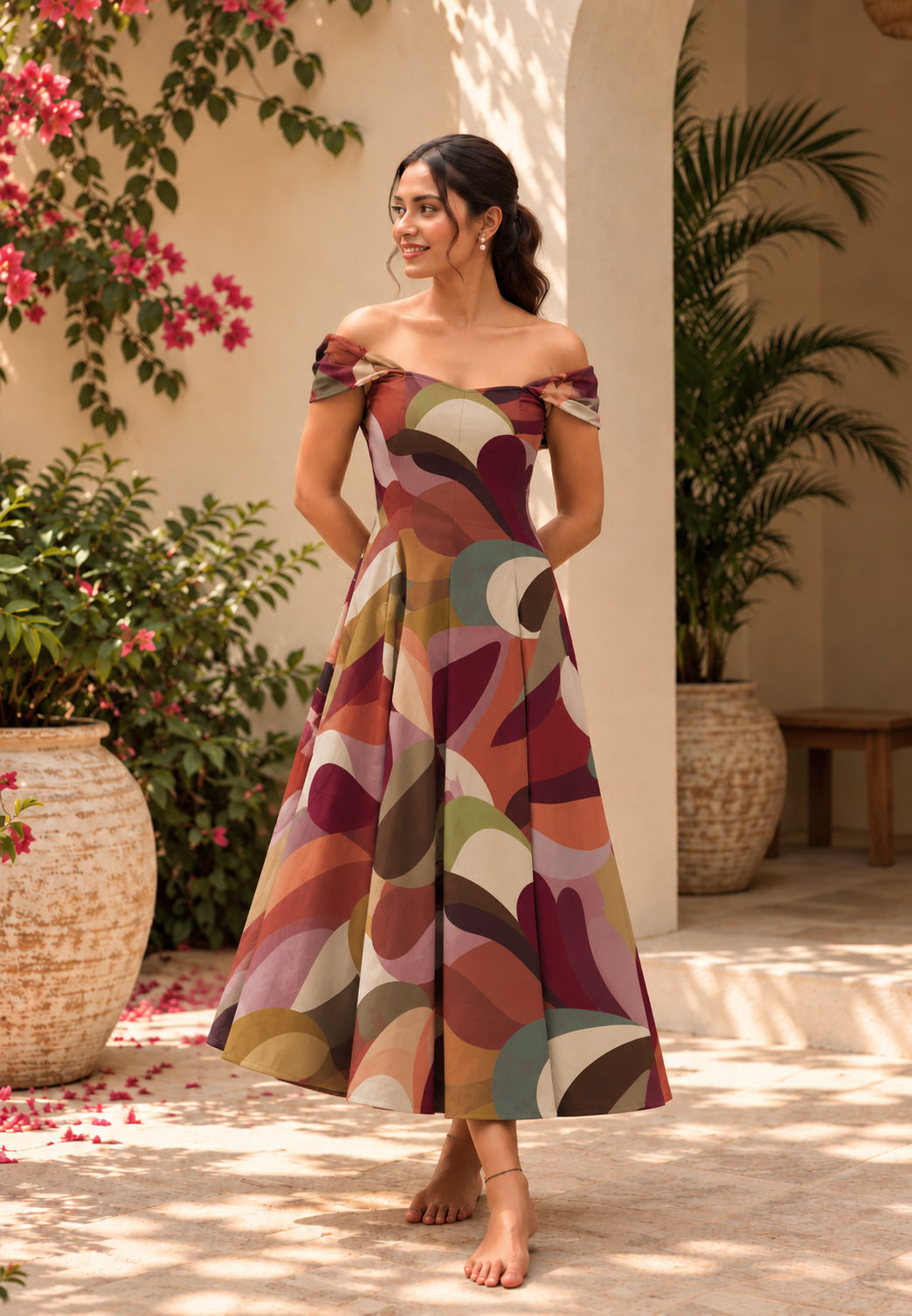 Terra Off Shoulder Dress