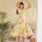 Wisteria Collar Midi dress