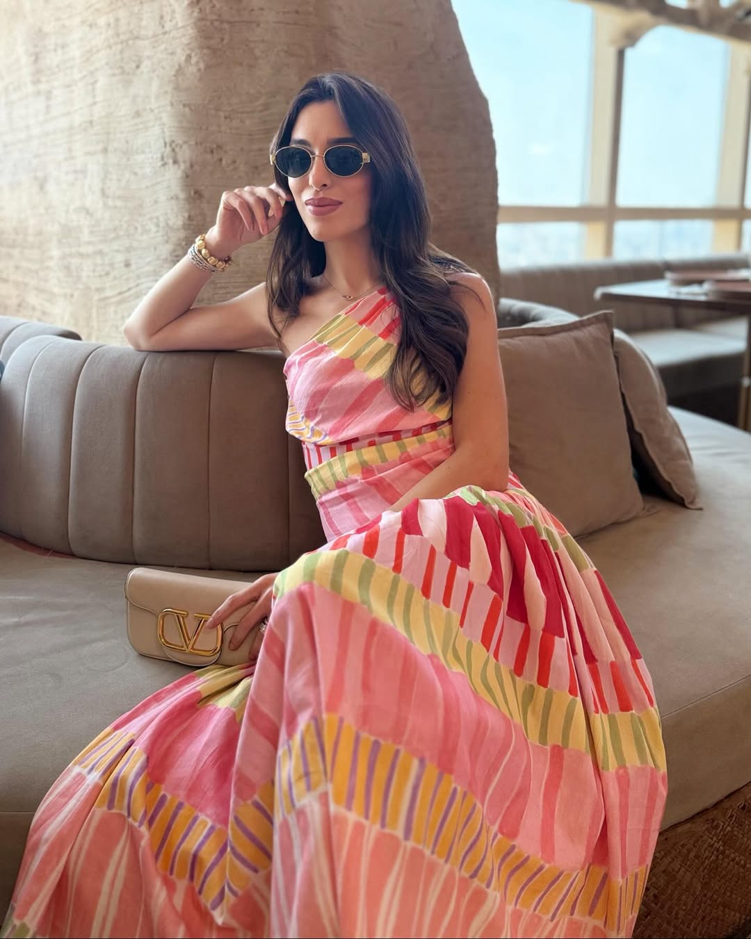 Havana One-Shoulder Dress