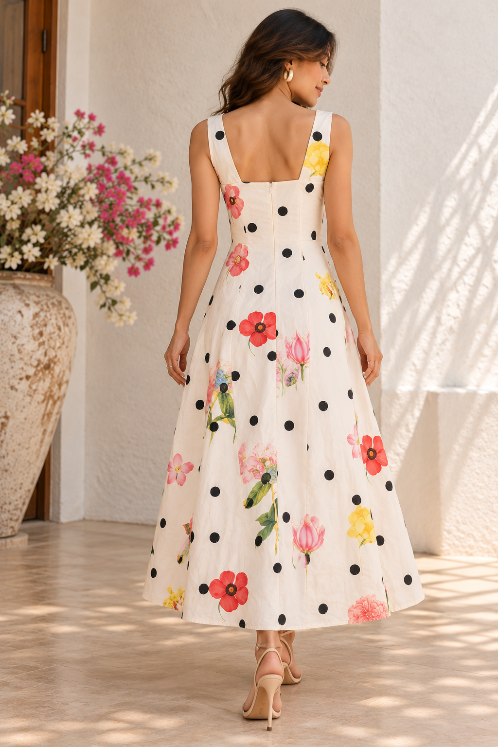 Capri Square neck dress ( Special Price )