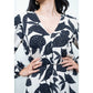 Ebony and Ivory Ruffle Dress