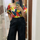 Kaleidoscope Fluff Top
