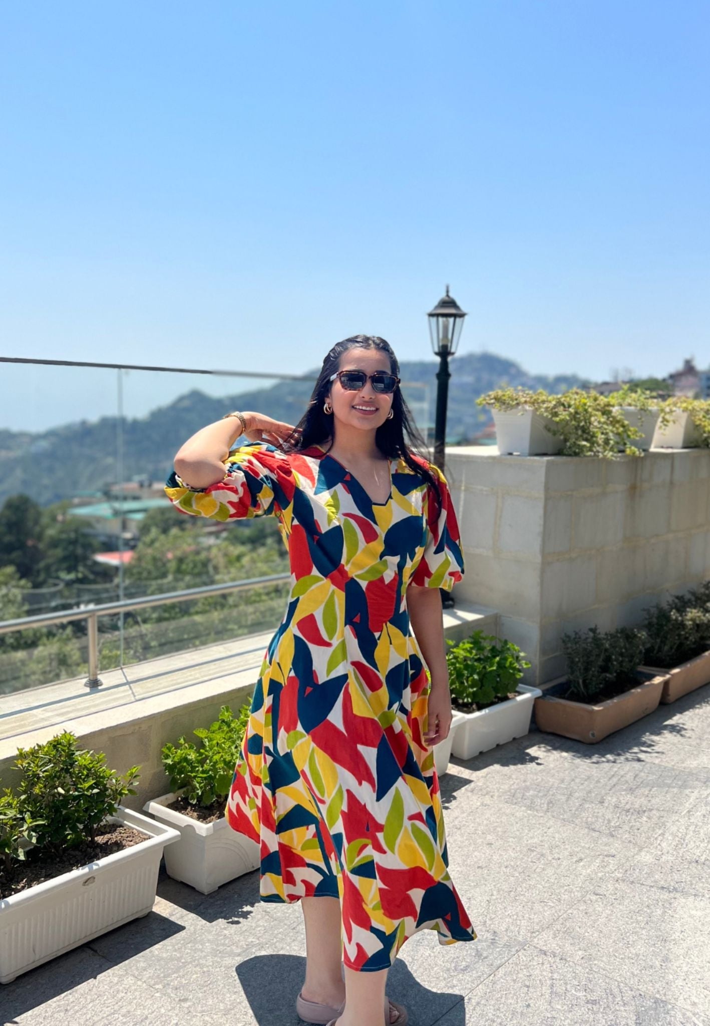 Kaleidoscope Midi Dress