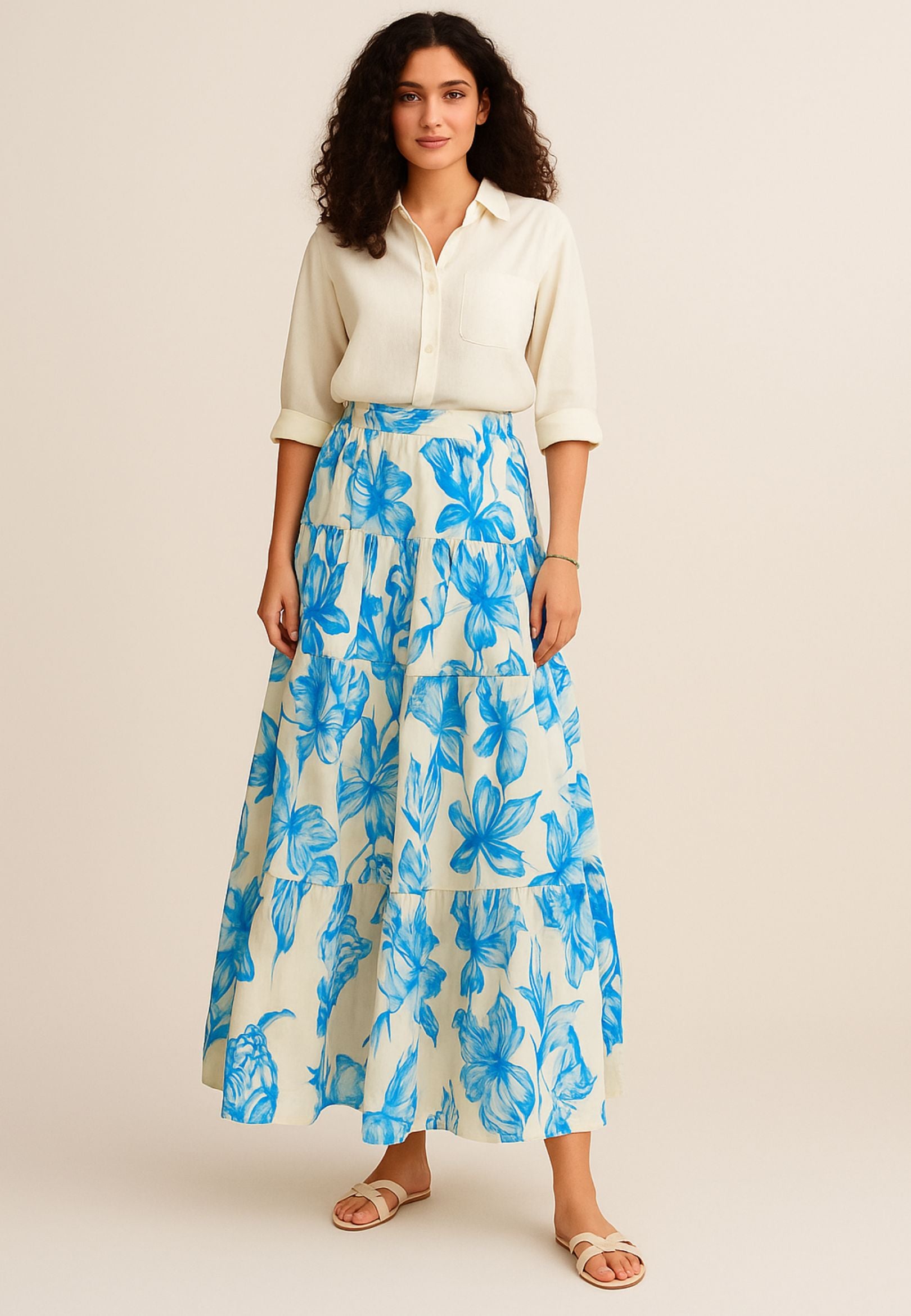 Nicobar Skirt Set